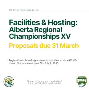 Facilities & Hosting Proposals - 2023 Alberta Regional Champions XV