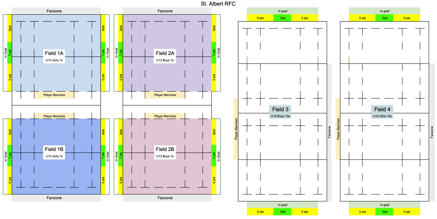 U13 & U15 Fixtures Edmonton Rugby